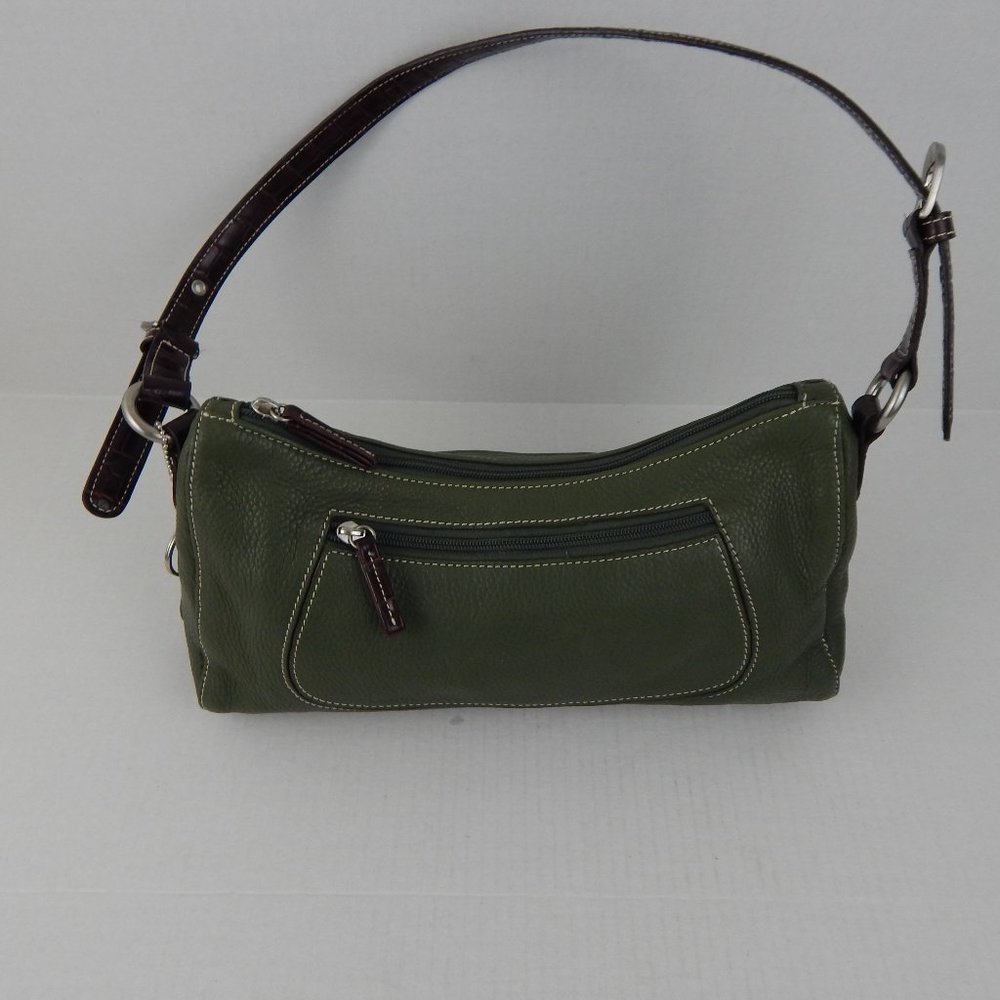 Tig and Co Green Pebbled Leather Adjustable Strap